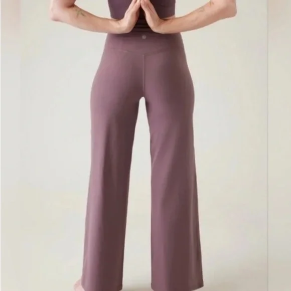 Athleta Wide Leg Yoga Pants - Picture 2 of 11